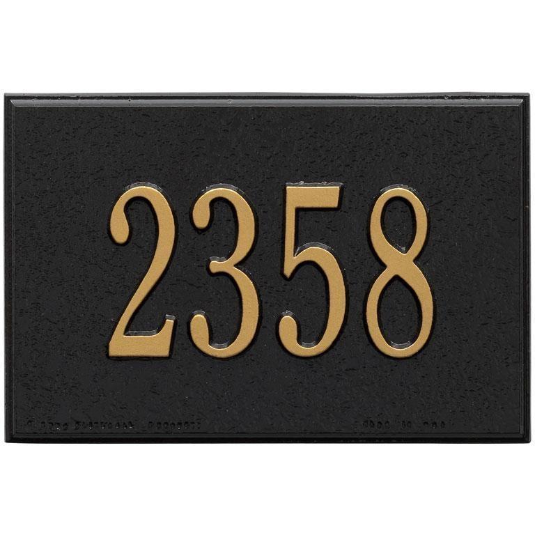 White Hall Wall Mailbox Plaque