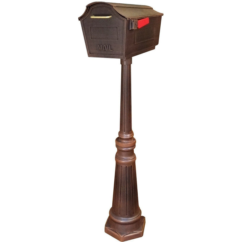 Special Lite Town Square Curbside Mailbox and Tacoma Mailbox Post Unit