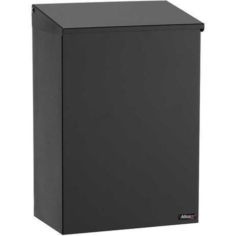 Qualarc ALX-100-BK Top Loading Wall Mount Mailbox - Black