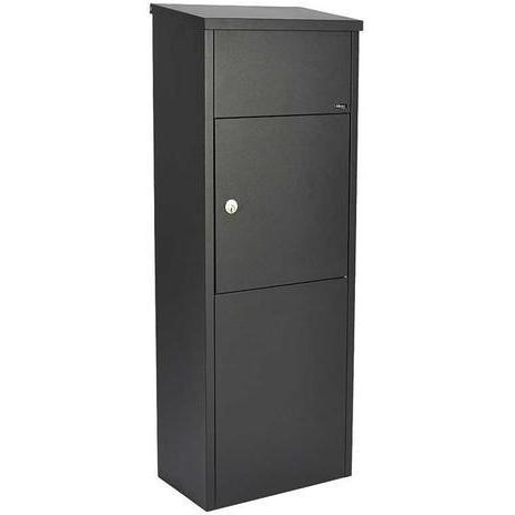Qualarc ALX-600-BK Top Loading Mail / Parcel Box - Black