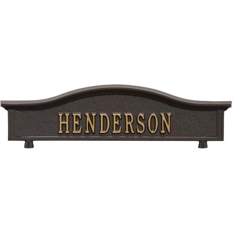 White Hall Personalized Two Sided Topper