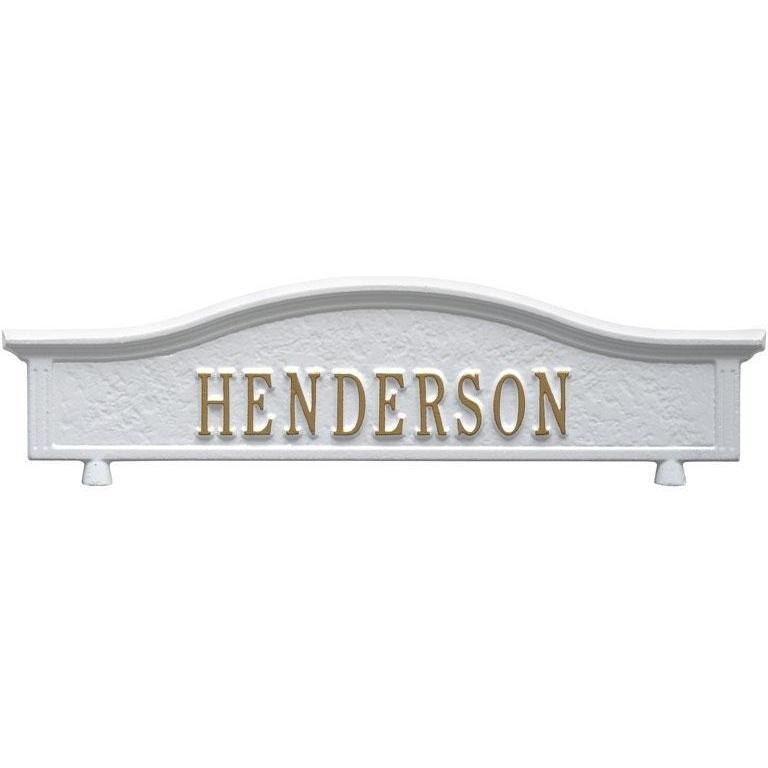 White Hall Personalized Two Sided Topper