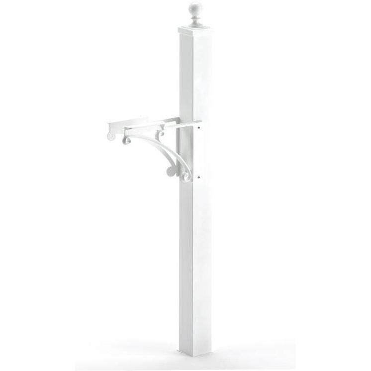 White Hall Deluxe Post & Brackets w/ball finial