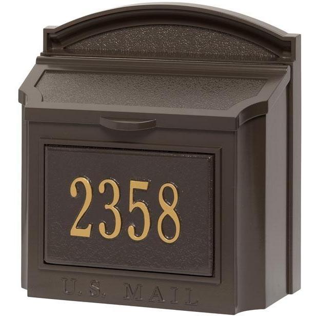 White Hall Wall Mailbox Package
