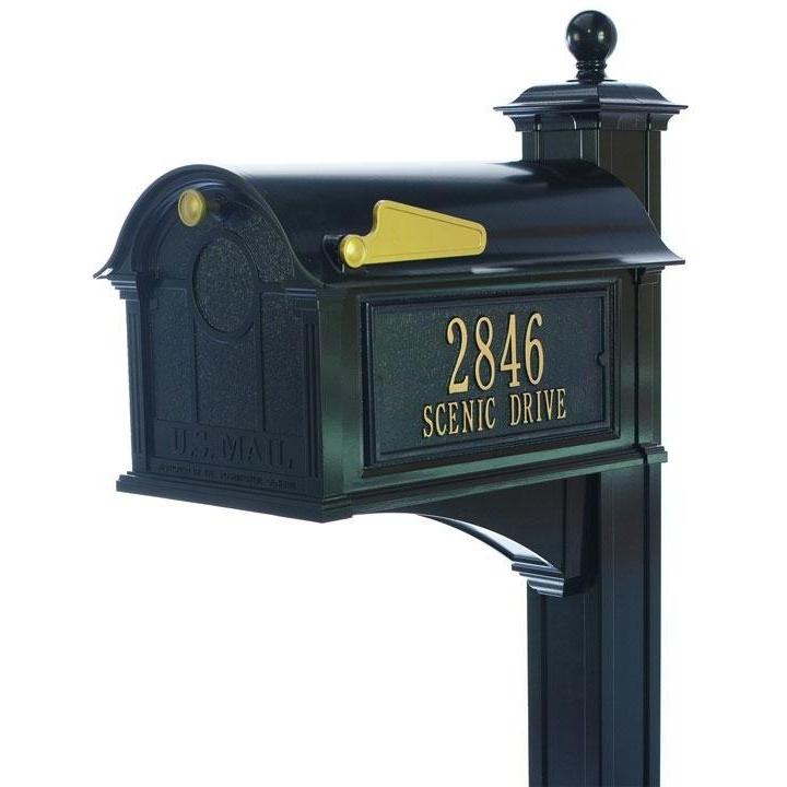 White Hall Balmoral Mailbox Side Plaques, Post Package