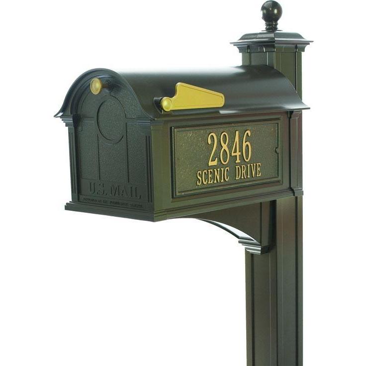 White Hall Balmoral Mailbox Side Plaques, Post Package