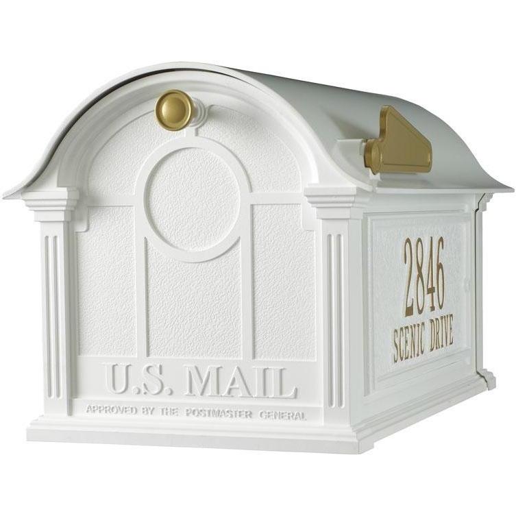 White Hall Balmoral Mailbox Side Plaques Package
