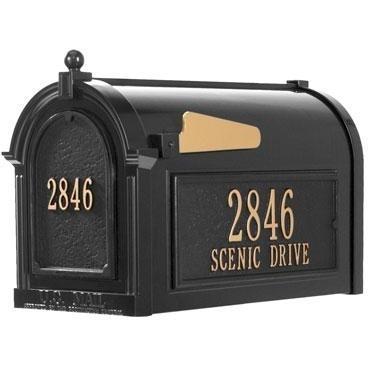 White Hall Capitol Mailbox Side Plaques and Door Plaque Package