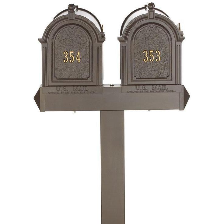 White Hall Multi Mailbox Dual Capitol Package