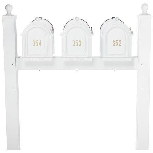 White Hall Multi Mailbox Triple Package