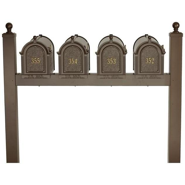 White Hall Multi Mailbox Quad Package