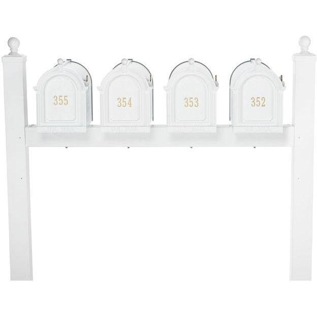 White Hall Multi Mailbox Quad Package