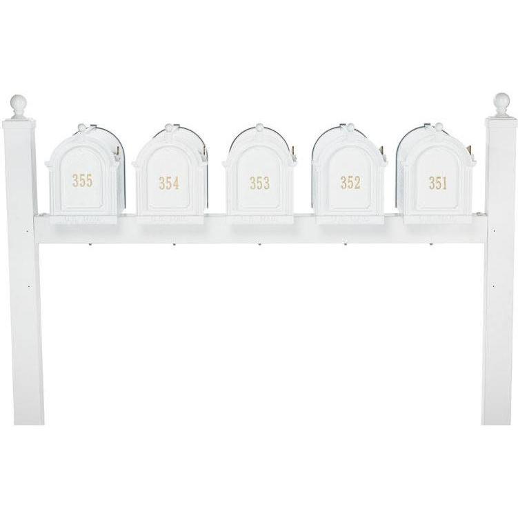 White Hall Multi Mailbox Quint Package