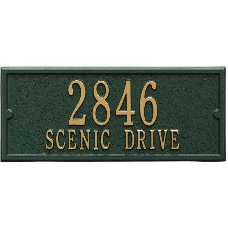 White Hall Personalized Side Plaque