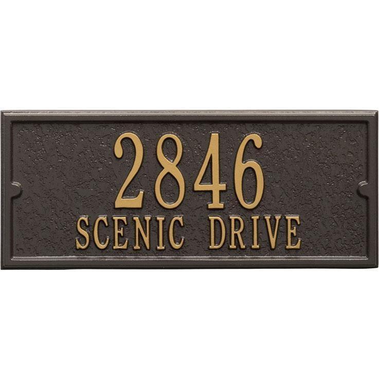 White Hall Personalized Side Plaque