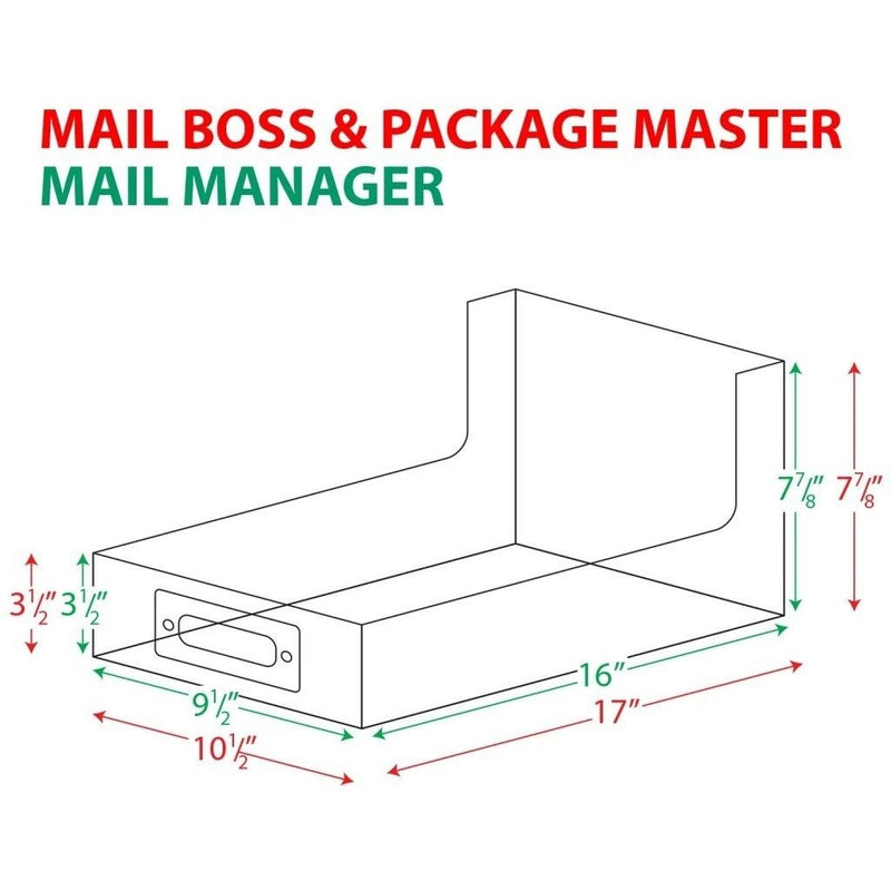 Mail Boss Pull Out Mail Tray