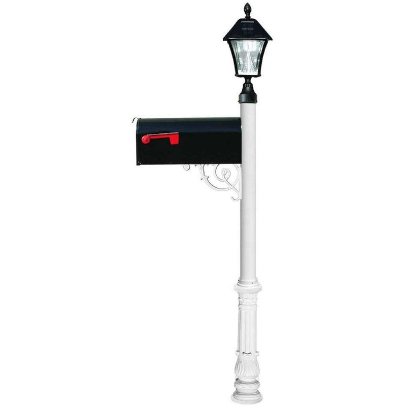 QualArc Lewiston Post Economy Mailbox Galvanized Metal