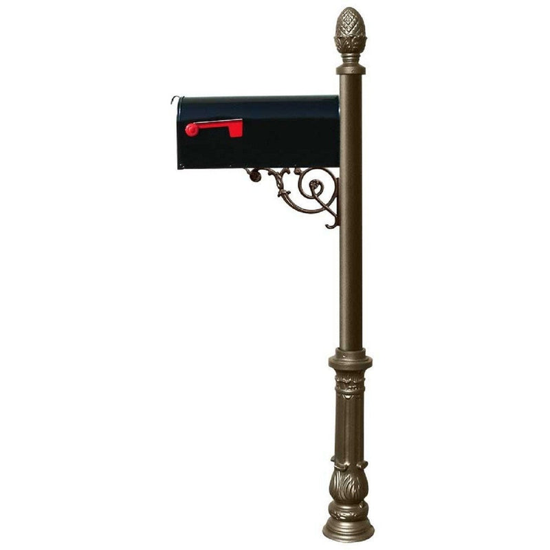 QualArc Lewiston Post E1 Economy Mailbox Cast Aluminum