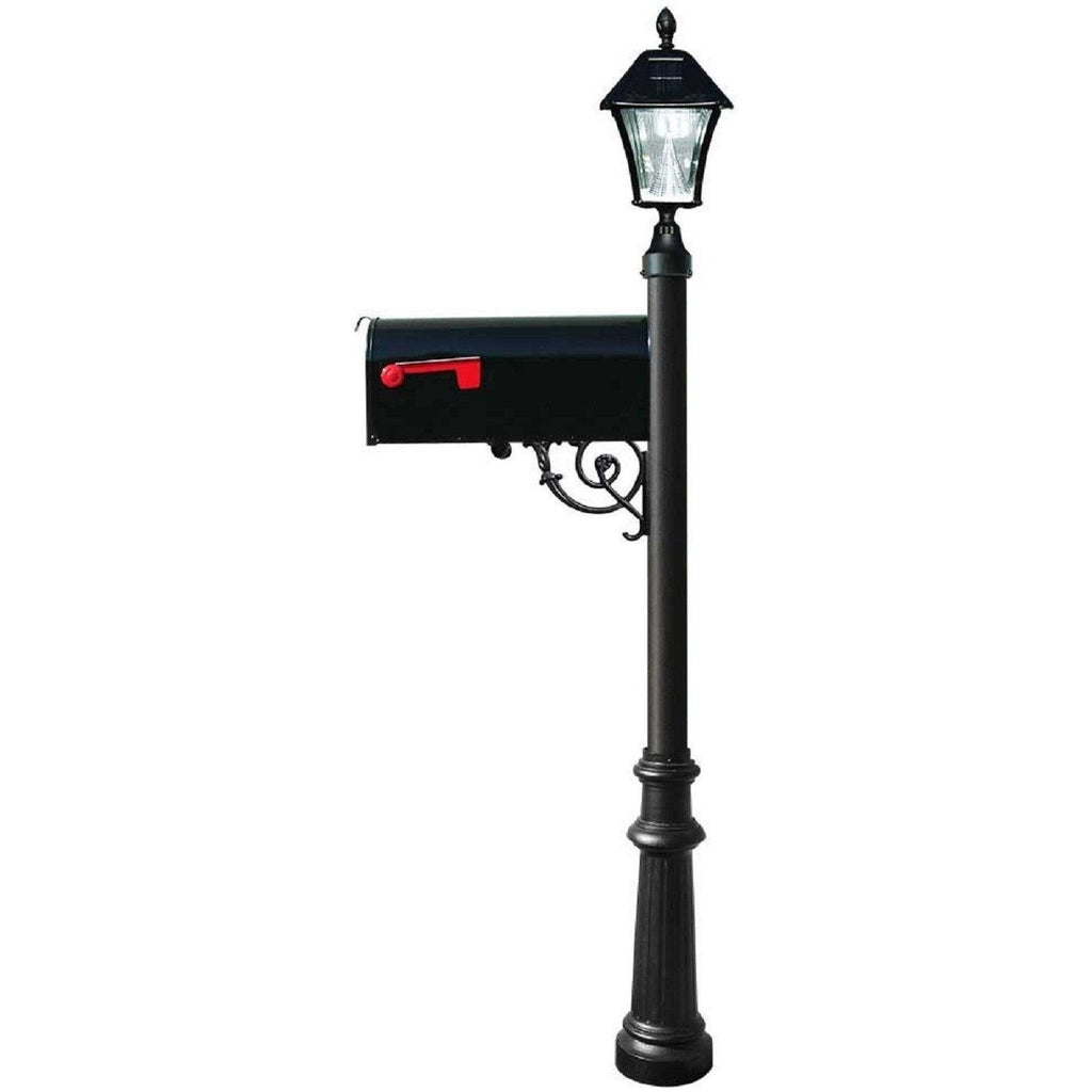QualArc Lewiston Post Economy Mailbox Galvanized Metal