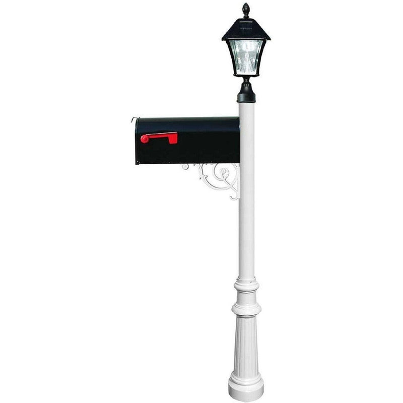 QualArc Lewiston Post Economy Mailbox Galvanized Metal