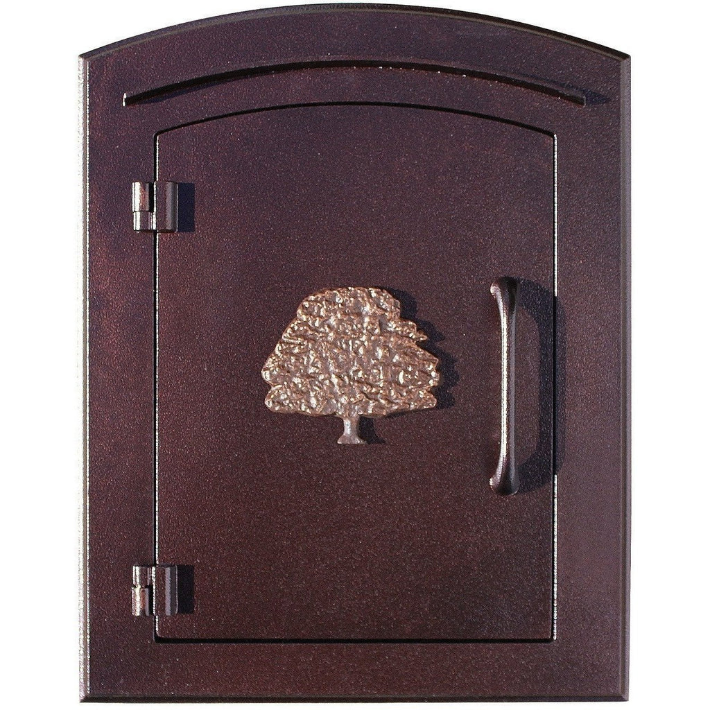 QualArc Manchester Non-Locking Column Mount Mailbox Cast Aluminum