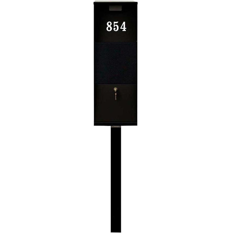 QualArc Vacation Locking Post Mount Mailbox and Post Combination