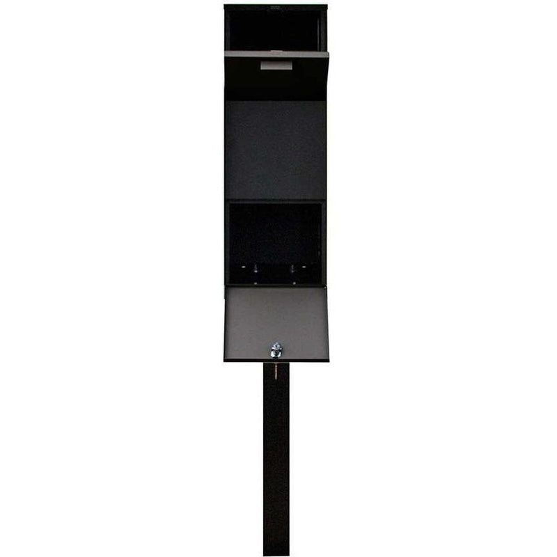QualArc Vacation Locking Post Mount Mailbox and Post Combination