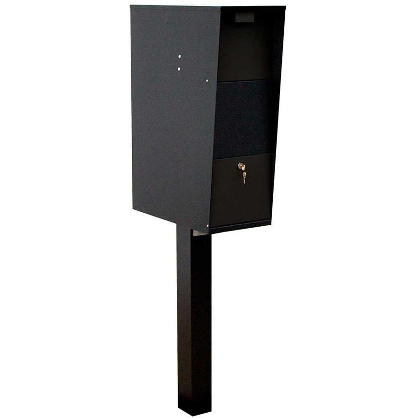 QualArc Vacation Locking Post Mount Mailbox and Post Combination