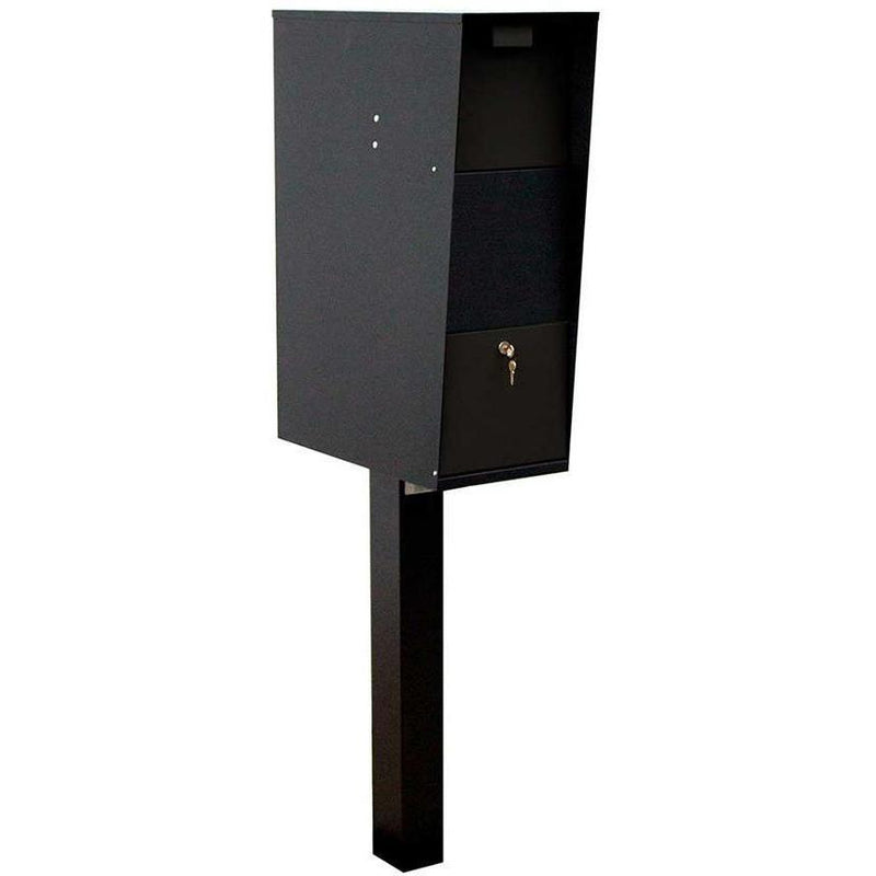 QualArc Vacation Locking Post Mount Mailbox and Post Combination