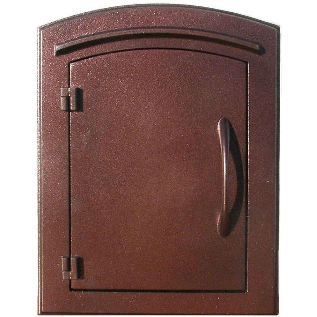 Qualarc Manchester Security Locking DROP CHUTE Plain Door Column Mailbox