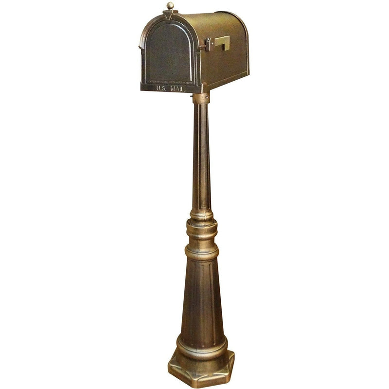 Special Lite Berkshire Curbside Mailbox with Tacoma Mailbox Post Unit