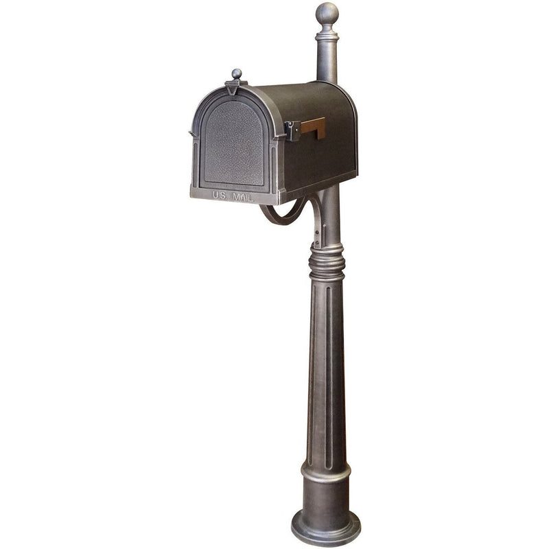 Special Lite Berkshire Curbside Mailbox with Ashland Mailbox Post Unit