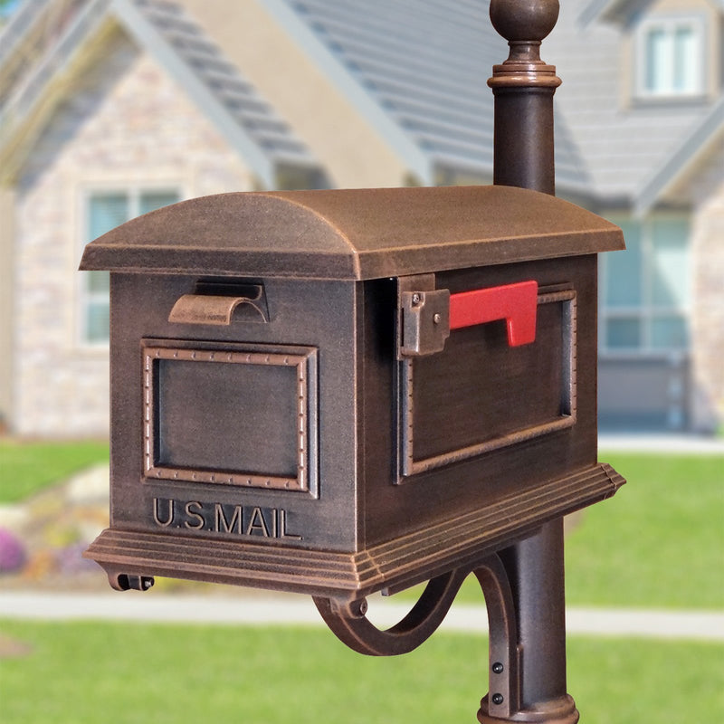 Special Lite Traditional Curbside Post Mount Mailbox