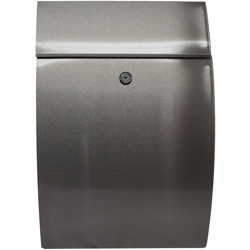 QualArc Glacial Locking Mailbox Stainless Steel