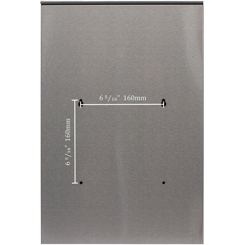 QualArc Glacial Locking Mailbox Stainless Steel