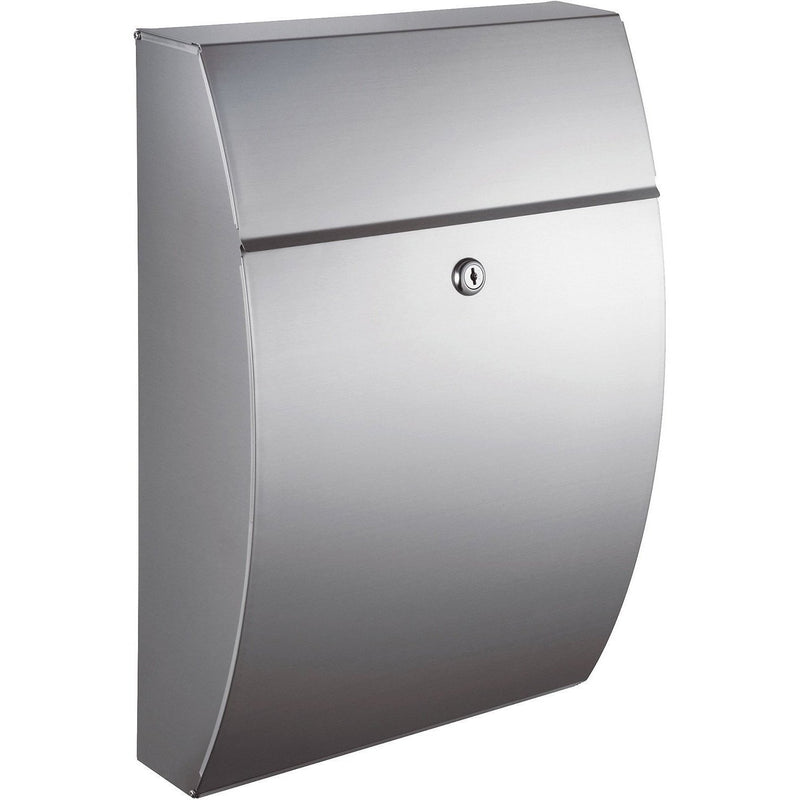 QualArc Glacial Locking Mailbox Stainless Steel
