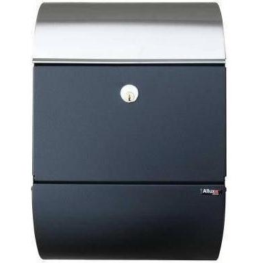 Qualarc ALX-3000-BS Allux 3000 Locking Mailbox - Black with Steel