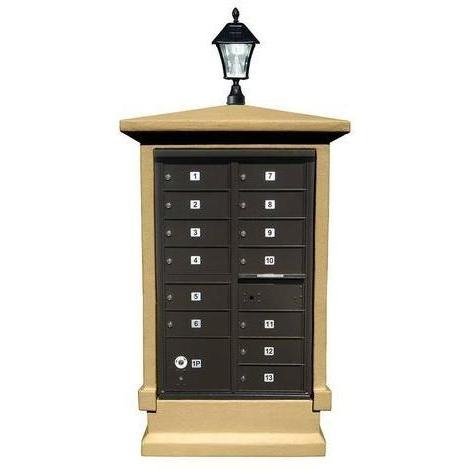 Qualarc EVMC-SHRT Estateview Stucco Cap and Pedestal