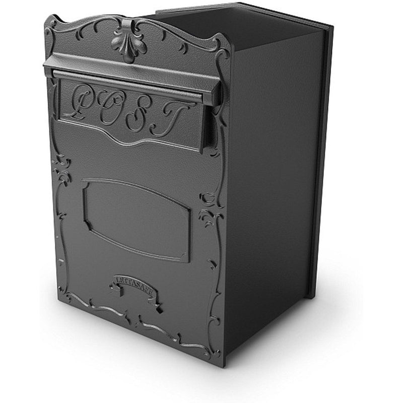 QualArc LettaSafe Kingsbury Column Mounted Rear Retrieval Mailbox