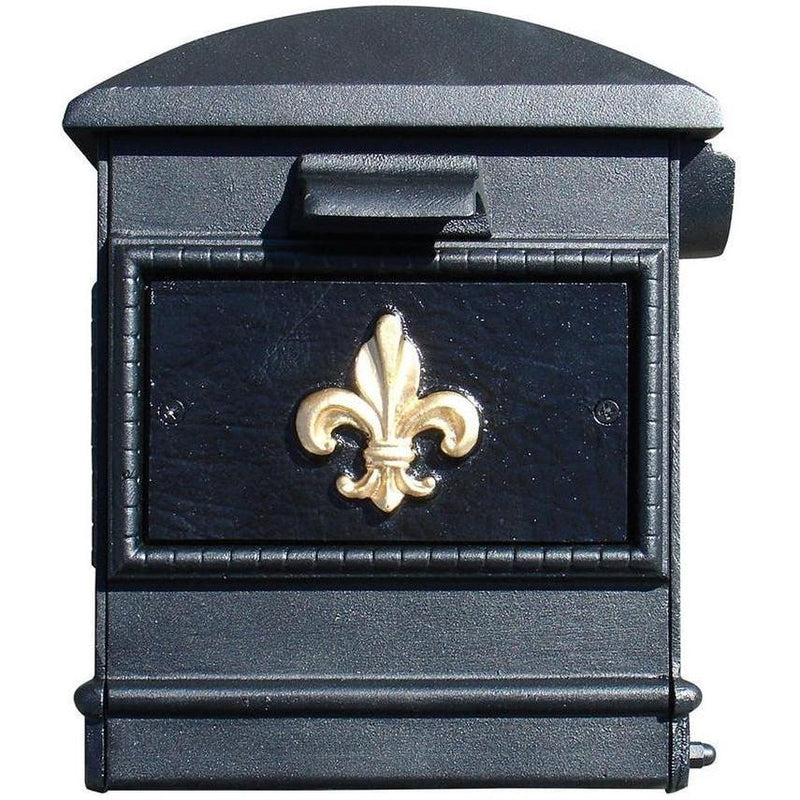 QualArc Personalized Lewiston Mailbox with Custom Address Plates or Fleur De Lis