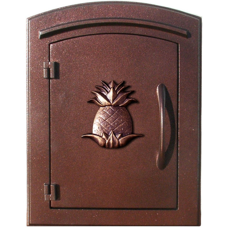 QualArc Manchester Column Mounted Mailbox Pineapple