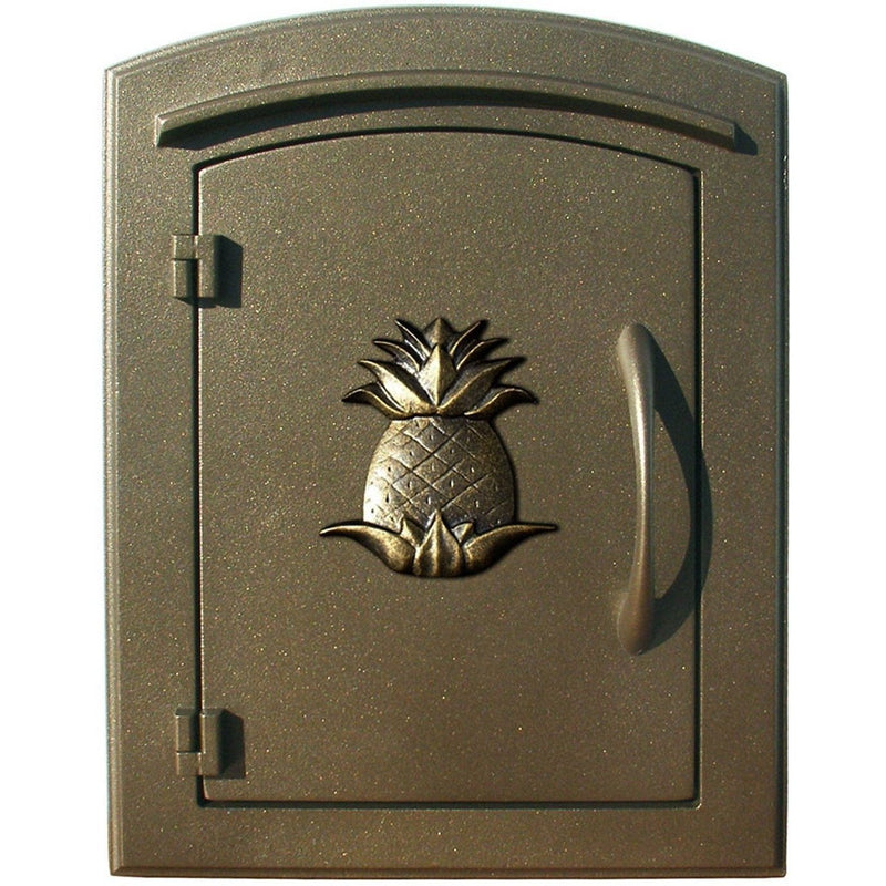 QualArc Manchester Column Mounted Mailbox Pineapple