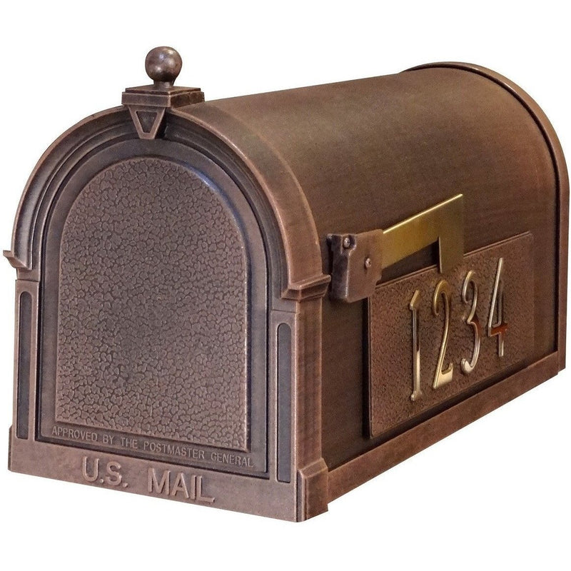 Special Lite Products Berkshire Curbside Mailbox with Side Numbers