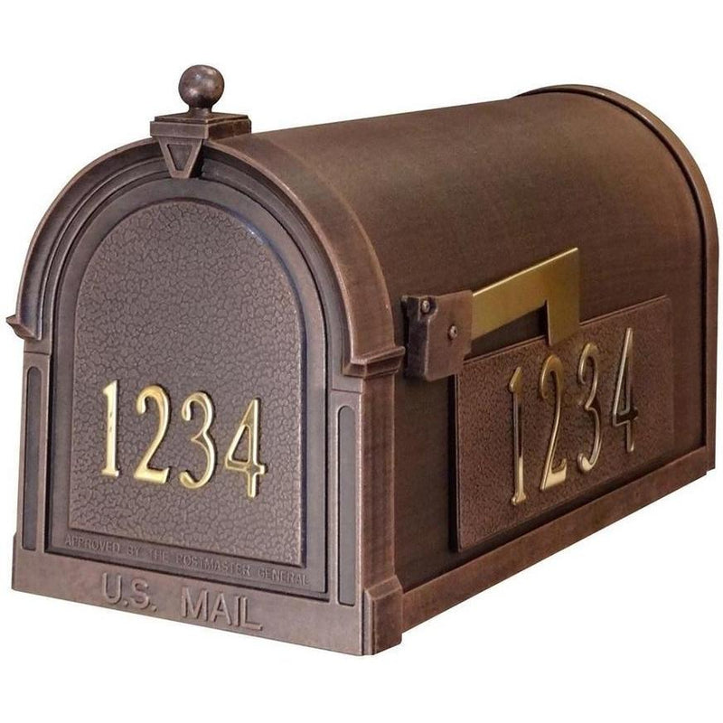 Special Lite Products Berkshire Curbside Customized Mailbox with Front and Side Numbers