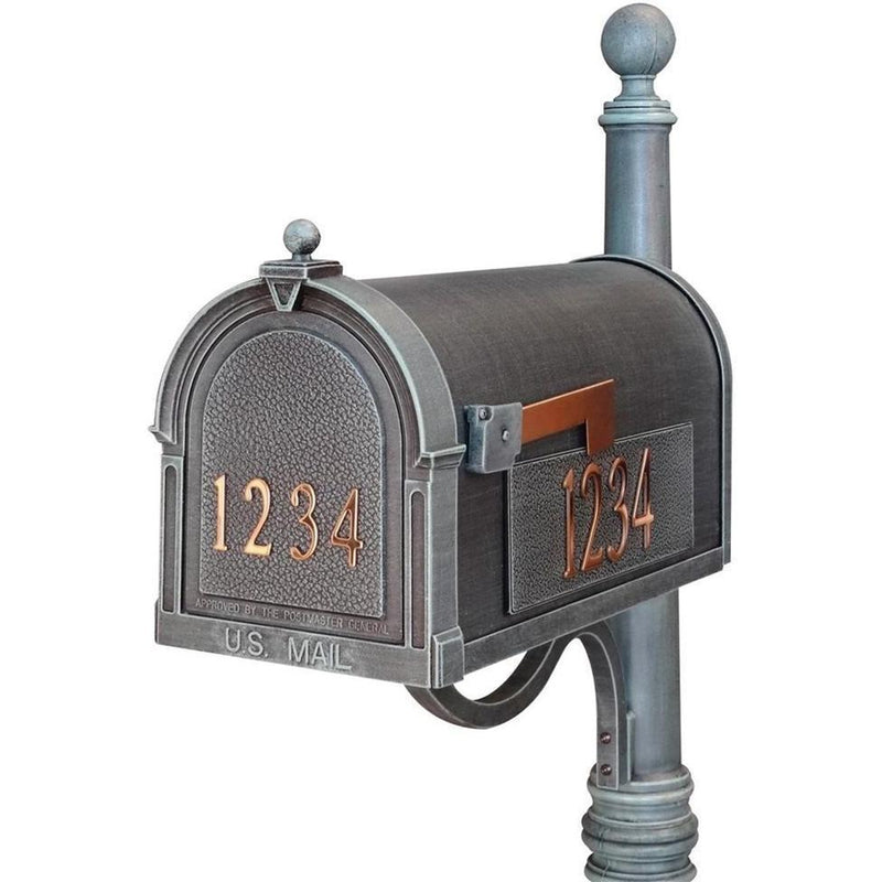 Special Lite Products Berkshire Curbside Customized Mailbox with Front and Side Numbers
