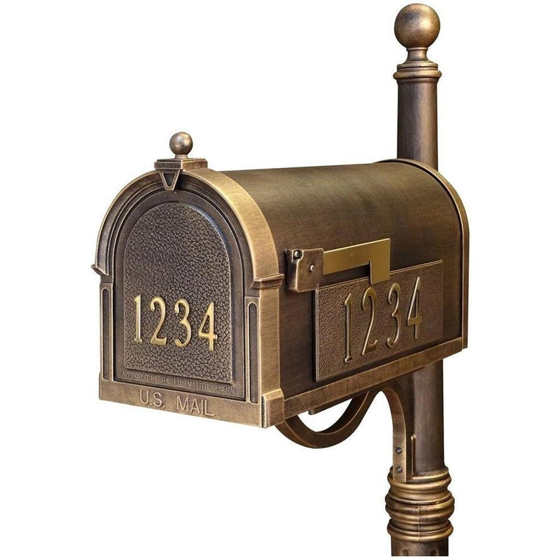 Special Lite Products Berkshire Curbside Customized Mailbox with Front and Side Numbers