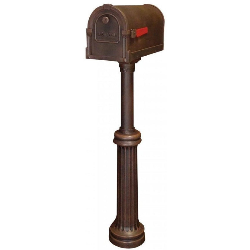 Special Lite Products Savannah Curbside Mailbox with Mailbox Post