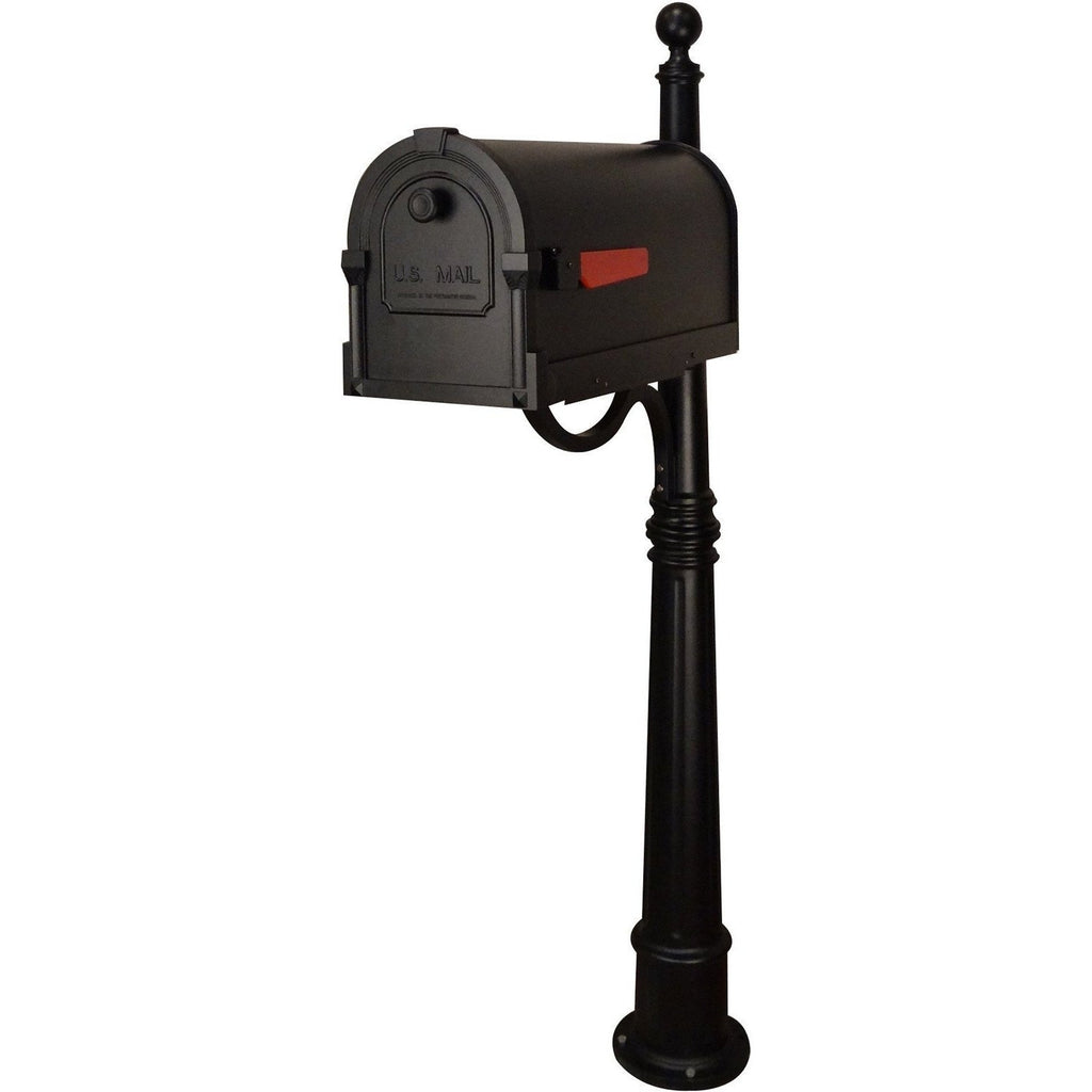 Special Lite Savannah Curbside Mailbox with Ashland Mailbox Post