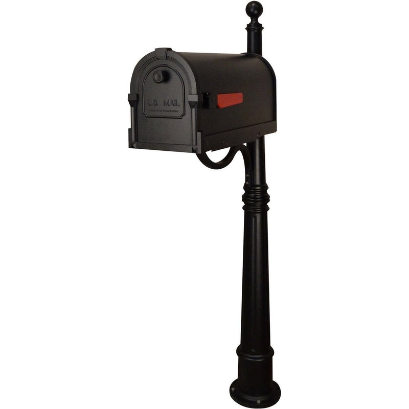 Special Lite Savannah Curbside Mailbox with Ashland Mailbox Post