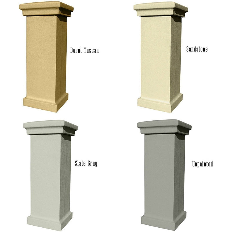QualArc Personalized Manchester Stucco Column for Mailbox System